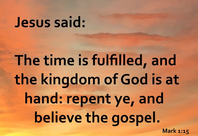 Image result for jesus said repent and believe