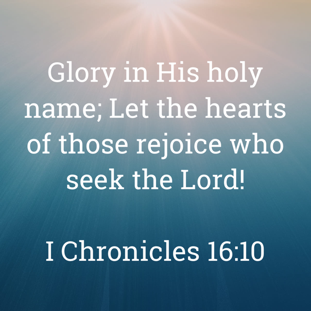 1chron16-10